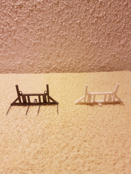 Strohgabel unlackiert